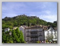 View from village of Sintra towards the hilltops