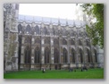 The side of Westminister Abbey