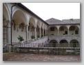 The monastery courtyard