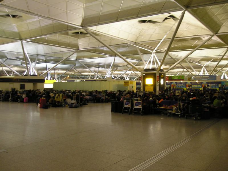 Hotel Stansted was packed (large)