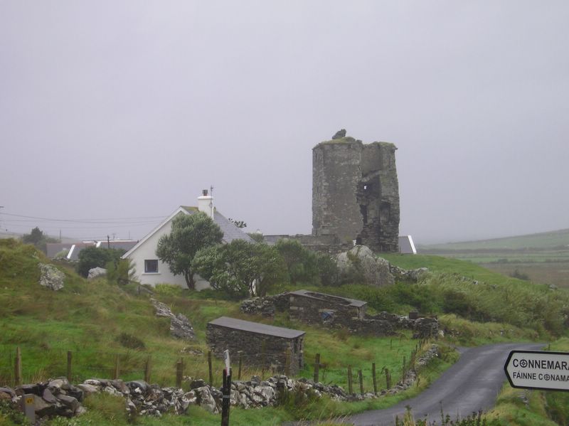 Old castle in Connemara region (large)