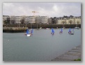 Sailing club out in the harbour