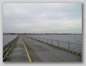 Looking back along the causeway