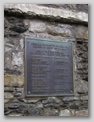 Plaque honouring leaders of Easter Rising