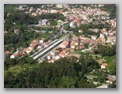 Sintra train station and village below