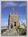 Flying the Portugese flag