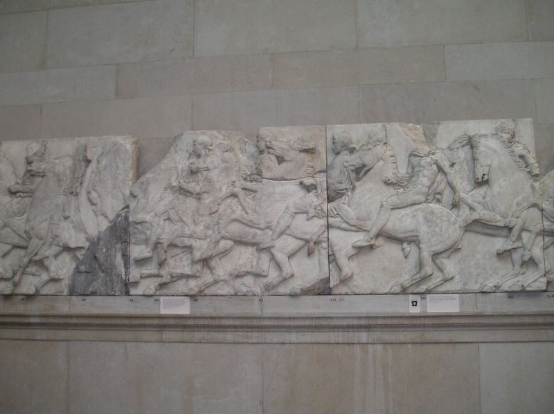 View of Parthenon frieze (large)