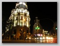 Madrid streets at night