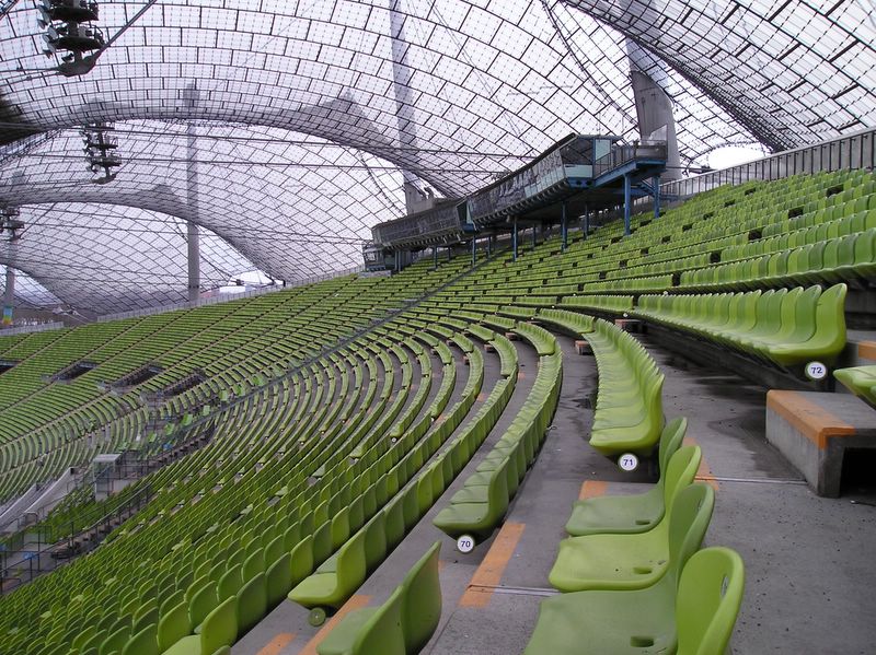 The beautiful green seats (large)