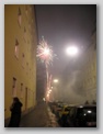 Fireworks in München at midnight