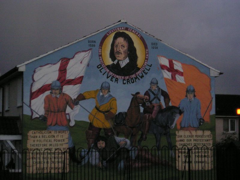 Oliver Cromwell mural (large)