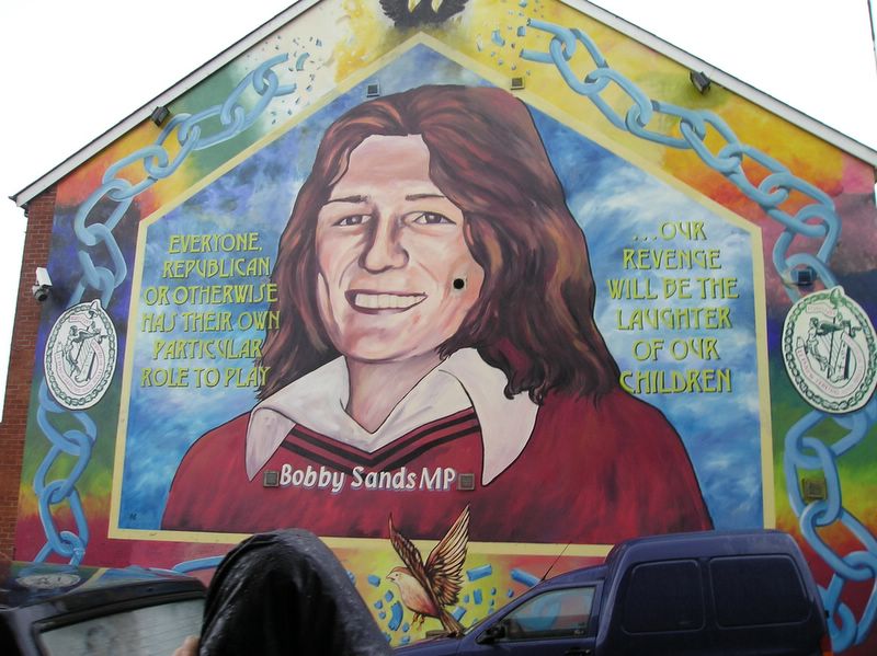 Bobby Sands mural in Belfast (large)