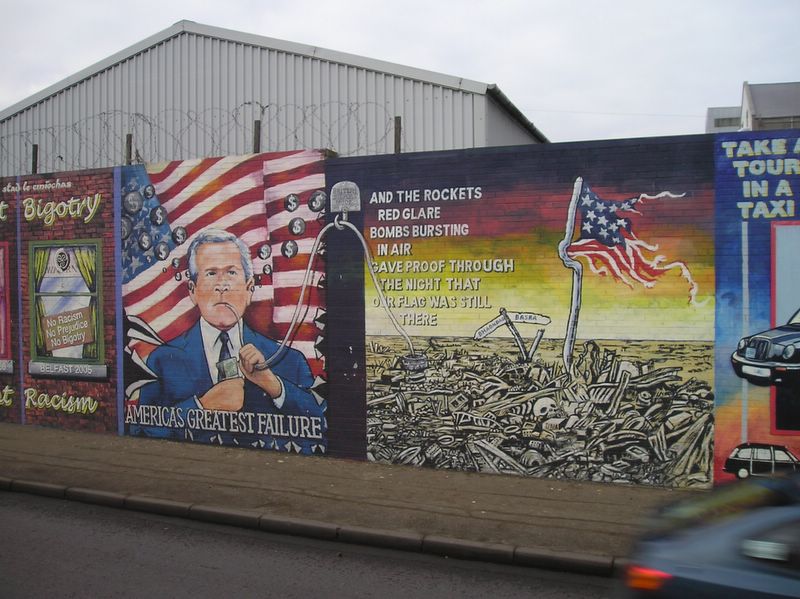 President Bush mural (large)