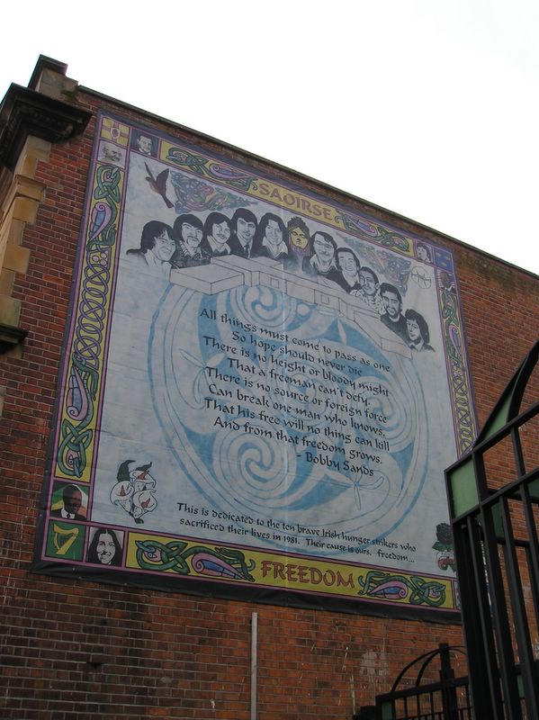 Mural for hunger strikers (large)
