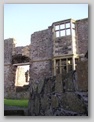 Newer buildings inside castle