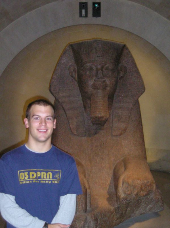 Me and an Egyptian Sculpture (large)