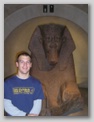 Me and an Egyptian Sculpture