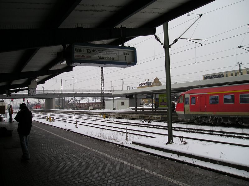 At the Regensburg Bahnhof (large)