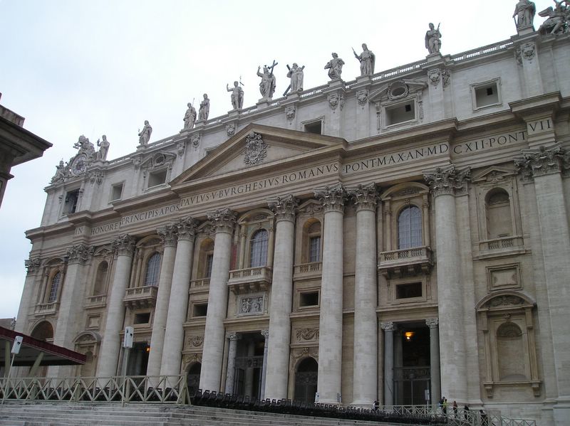 Front of Basilica di San Pietro (large)