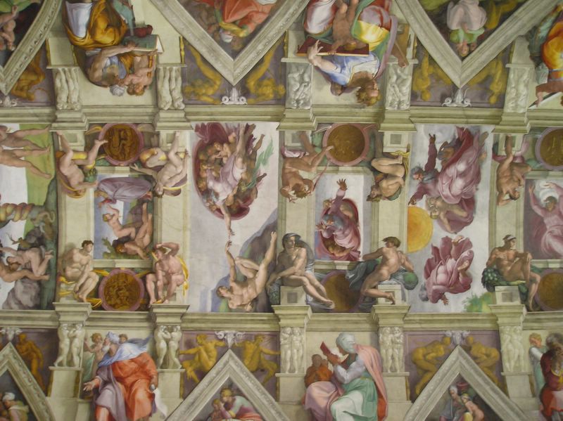 Ceiling of Sistine Chapel (large)