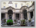 Small courtyard in museum