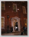 Snow in Dublin outside Merrion Hotel