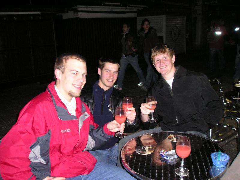 Me, Brad, and Tom drinking Bellinis (large)
